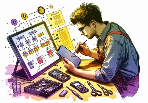 Interactive product troubleshooting tree software for your own logic of step by step repair guide & troubleshooter